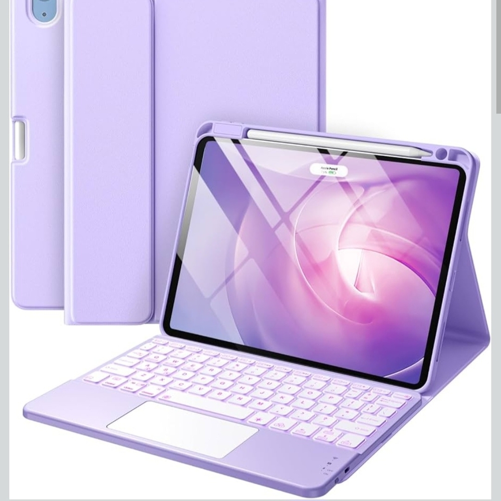 Purple Wireless Keyboard Case